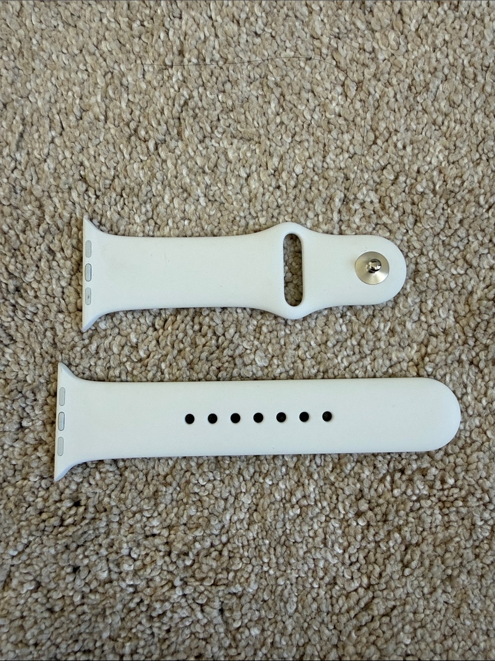 Apple White Sport Band for Apple Watch SE